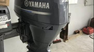 Slightly used Yamaha 150 HP 4 Stroke Outboard Motor Engine