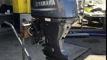Slightly used Yamaha 60 HP 4 Stroke Outboard Motor Engine