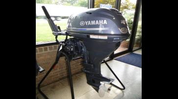 Slightly used Yamaha 25 HP 4 Stroke Outboard Motor Engine