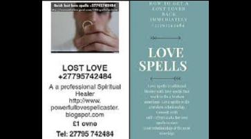 Love Spells that Work Fast +27795742484 UK