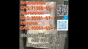Bromazolam CAS:71368-80-4 Alprazolam CAS:28981-97-7 Etizolam CAS:40054-69-1 WhatsApp/Telegram/Signal: +852 60843264